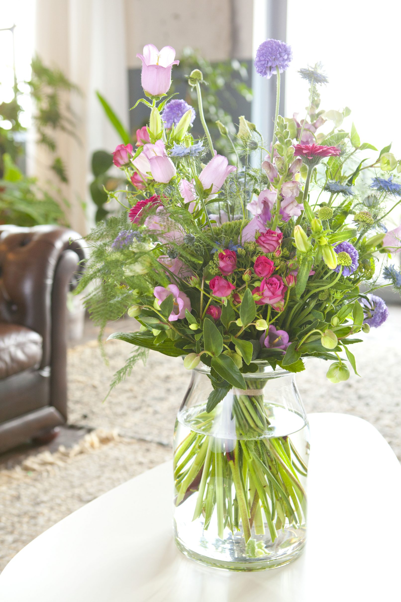 fotostyling chrysal plantenvoeding styling boeket