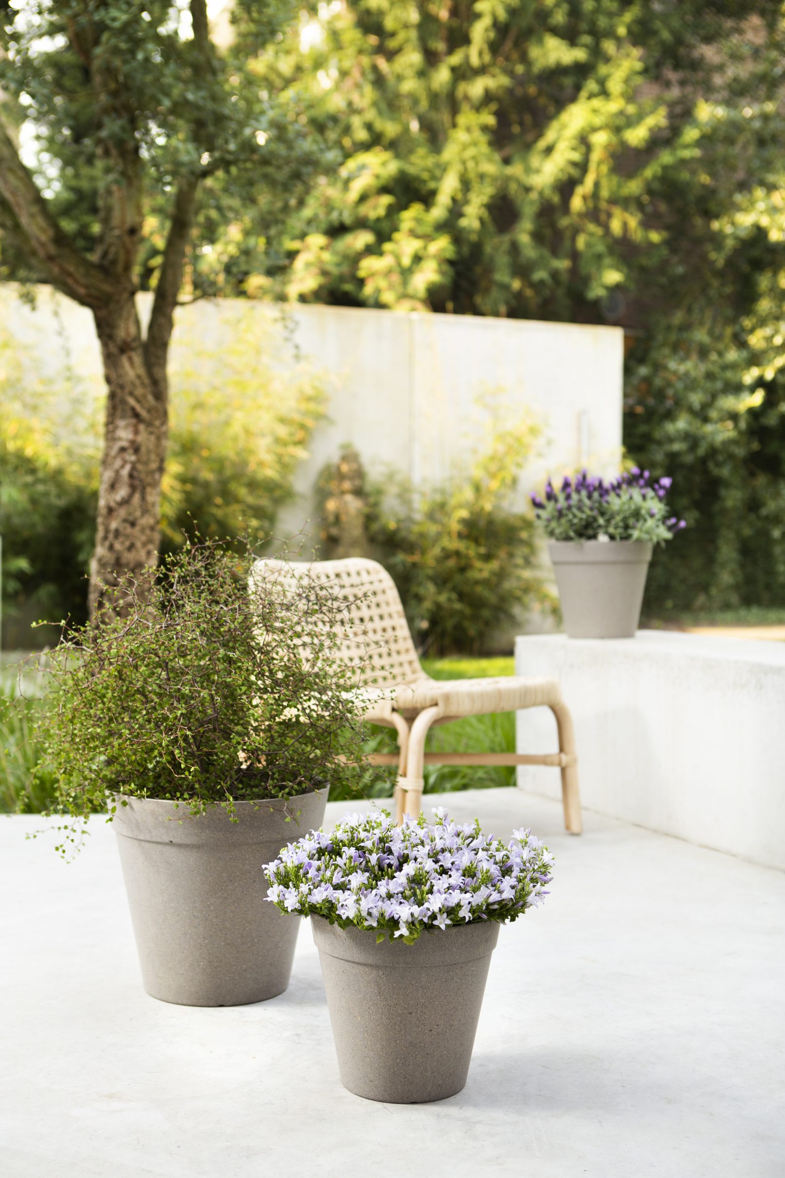 Eco-friendly bloempotten Fibrics