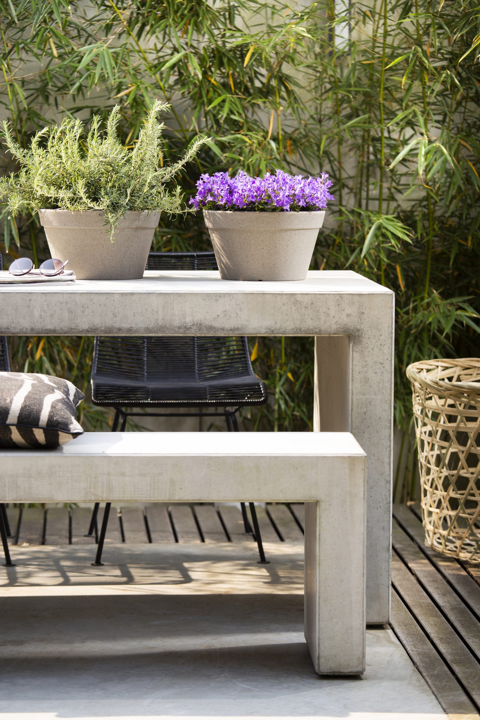 Eco-friendly bloempotten Fibrics