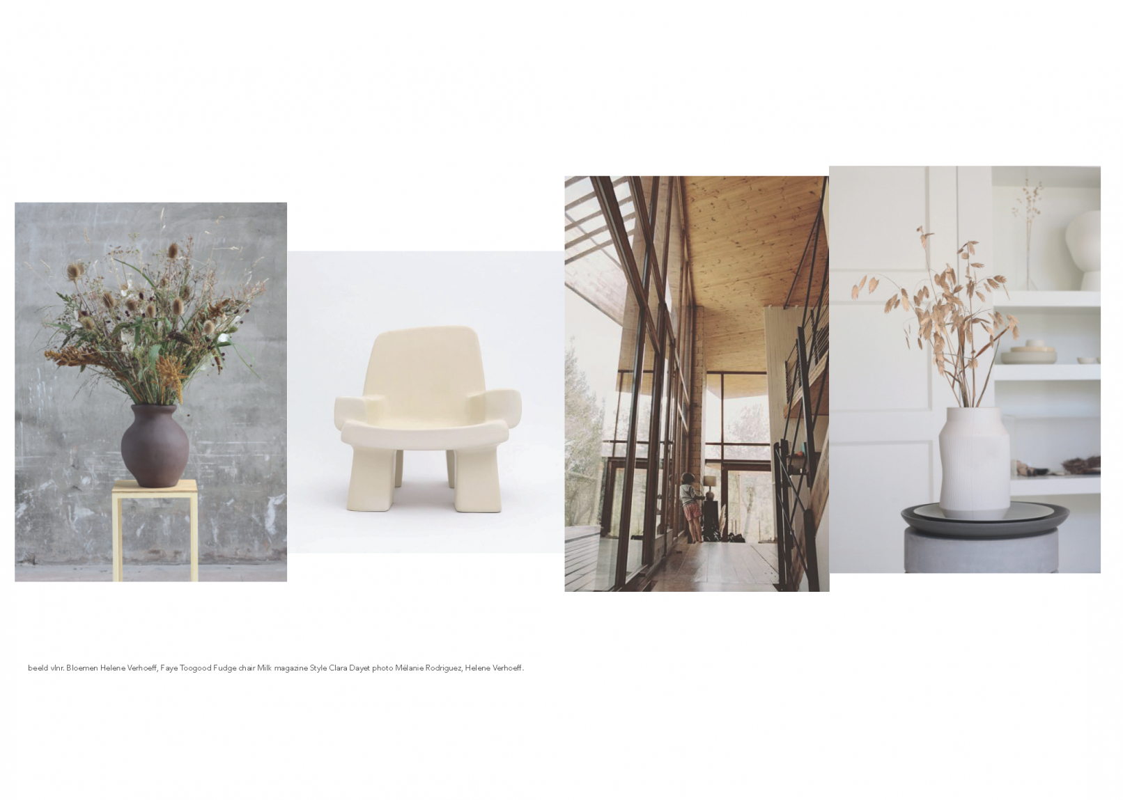 collage duurzaam droogbloemen boeket