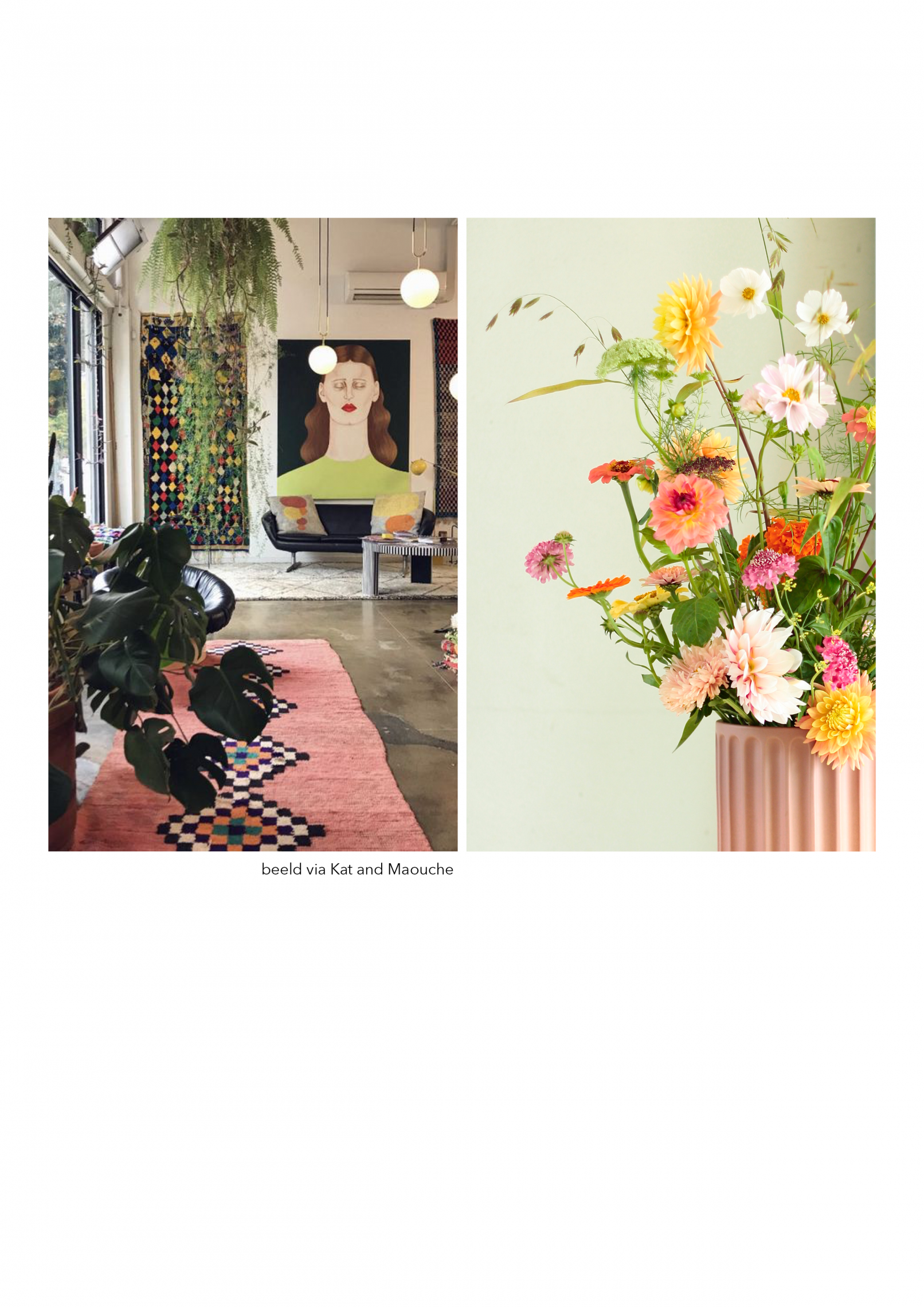 boeket bloemen maken gelukkig zomer trend Helene Verhoeff